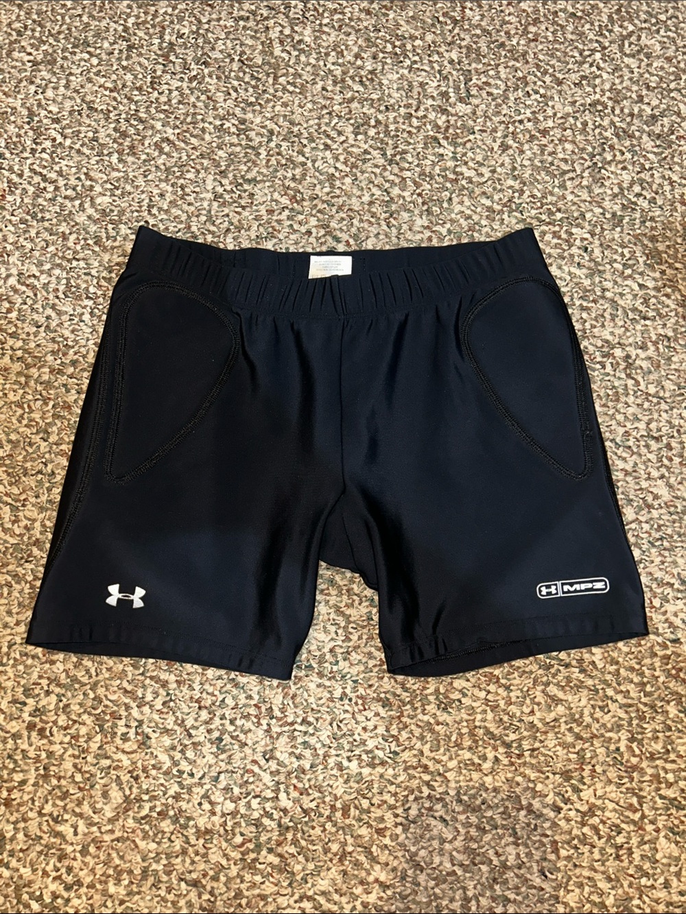 Under Armour Compression Shorts with Hip Pads Football Hockey